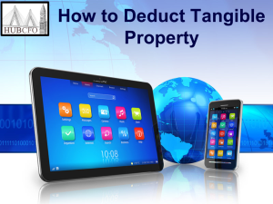How to Deduct Tangible Property