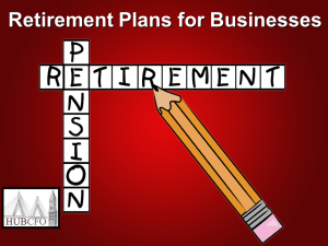 Retirement Plans for Businesses