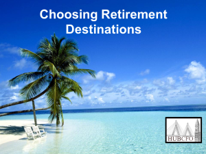 Choosing Retirement Destinations