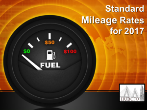 Standard Mileage Rates for 2017