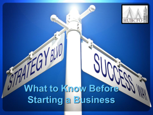 Know Before Starting a Business